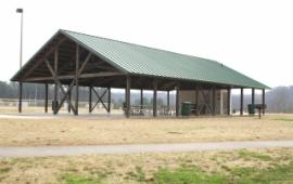 Large pavilion at Rock Creek Sports Complex