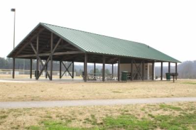 Large pavilion at Rock Creek Sports Complex